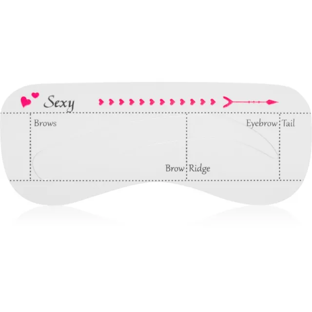 Lash Brow Eyebrow Stencil Šabloonid kulmudele 10 tk