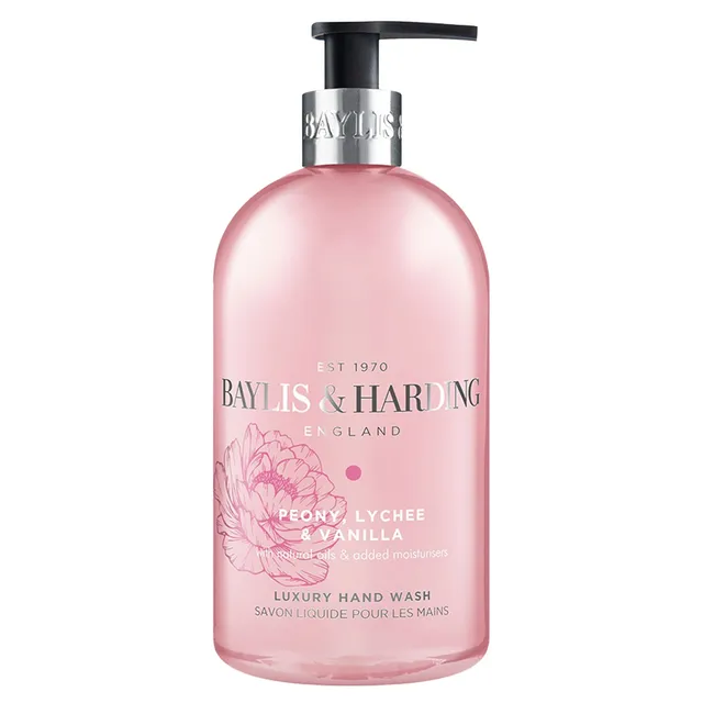 BAYLIS & HARDING Peony, Lychee & Vanilla Hand Wash 500ml