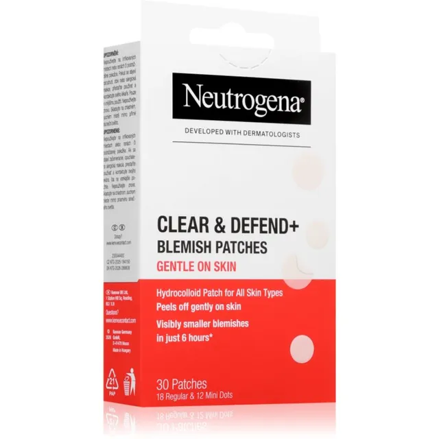 Neutrogena Clear & Defend+ Plaastrid probleemsele nahale tundlikule nahale 30 tk