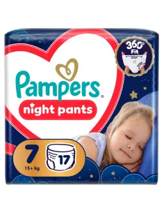 Pampers Night Pants püksmähkmed suurus 7 pakis 17 tk