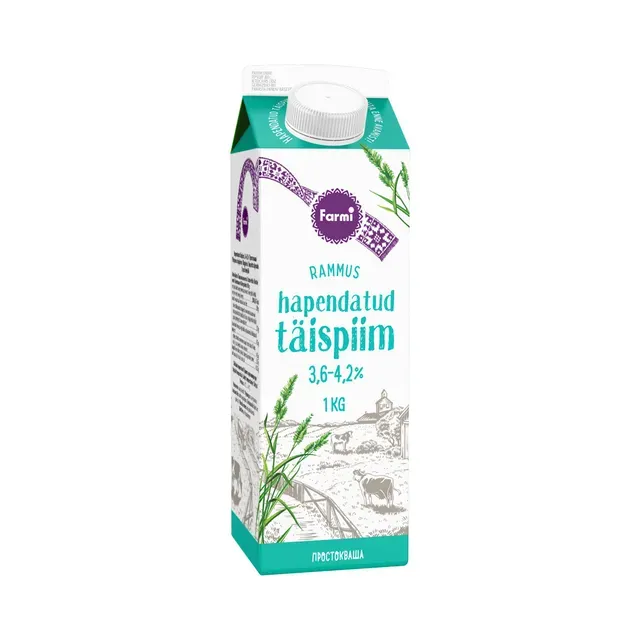 Hapendatud täispiim 3,6-4,2%, FARMI, 1 kg