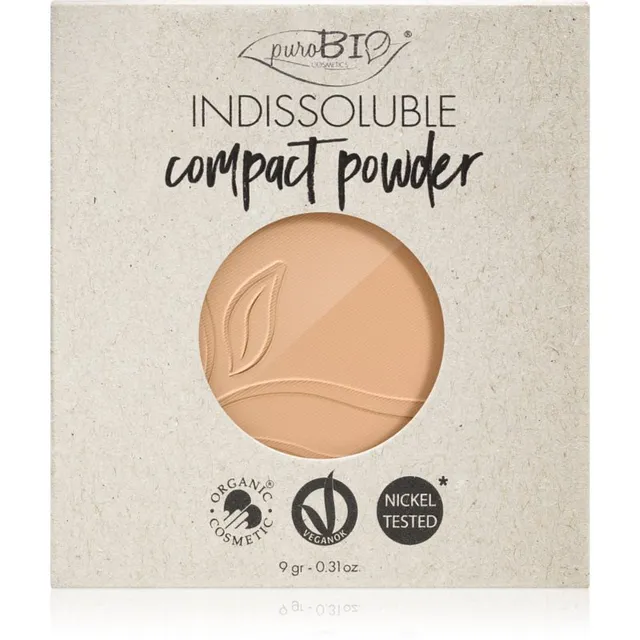puroBIO Cosmetics Indissouble Kompaktpuuder täitepakend varjund 03 9 g