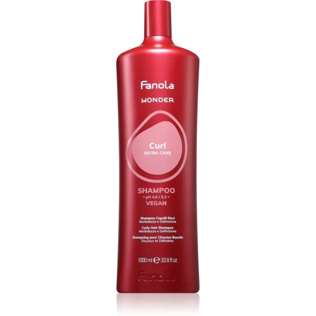 Fanola Wonder Curl Shampoo Šampoon lokkis ja lainelistele juustele 1000 ml