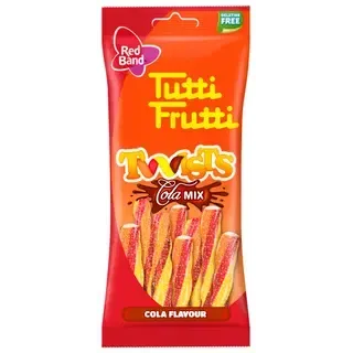 Red Band Tutti Frutti Twists Cola kummikommid 100g