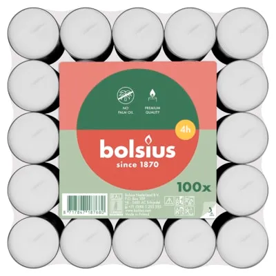 Teeküünlad Bolsius 4h 100tk