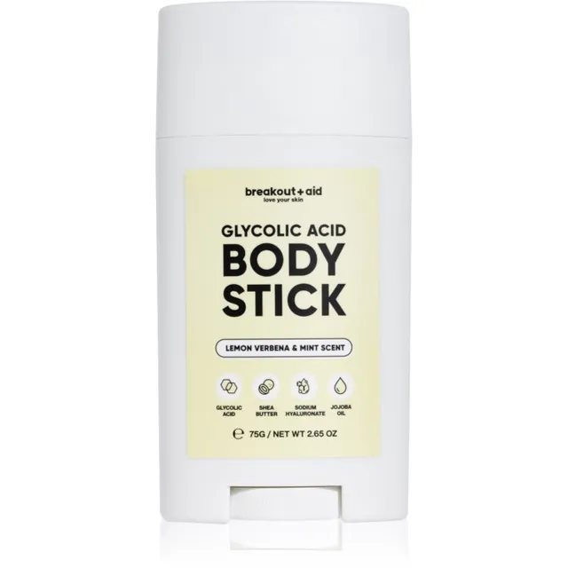 breakout + aid Glycolic Acid kehakoorimispulk glükoolhappega 75 g