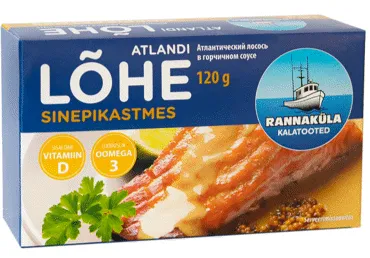 Lõhe sinepikastmes RANNAKÜLA, 120g
