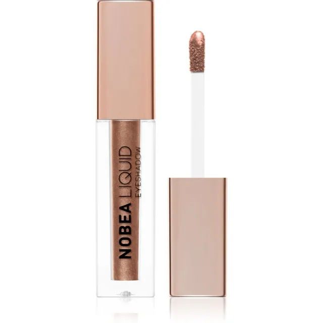 NOBEA Metal Liquid Eyeshadow Vedel lauvärv varjund Coffee #E04 4 ml