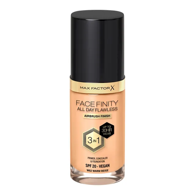 Mf facefinity all day flawless 3in1 jumestuskreem w62 warm b