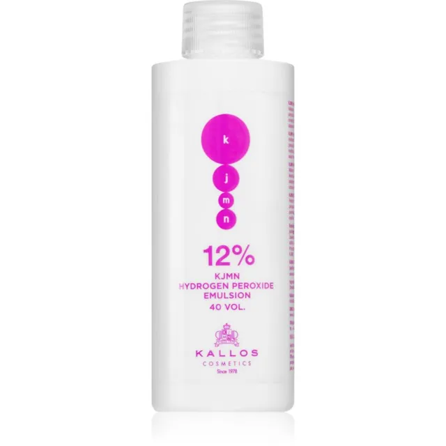 Kallos KJMN Professional Hydrogen Peroxide Aktiveeriv emulsioon 12% 40 vol. professionaalseks kasutamiseks 150 ml