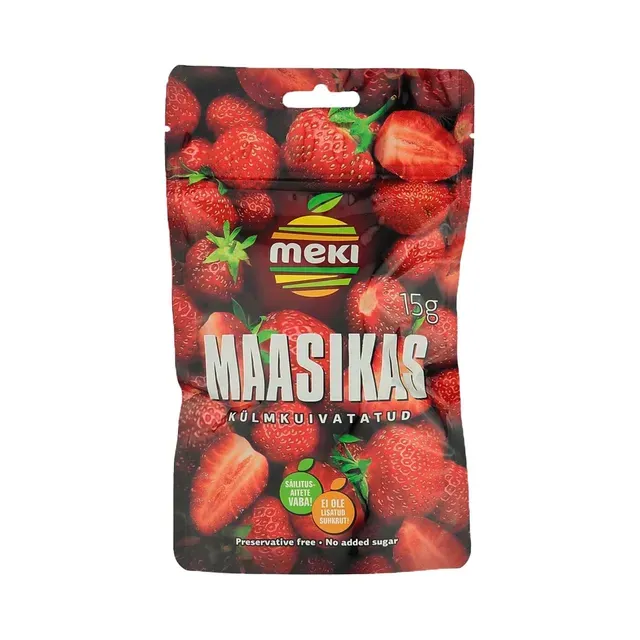 Külmkuivatatud maasikas, MEKI, 15 g