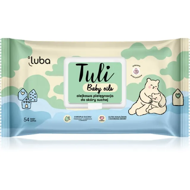 Luba Tuli Baby Oils Niisked salvrätikud kuivale nahale 54 tk