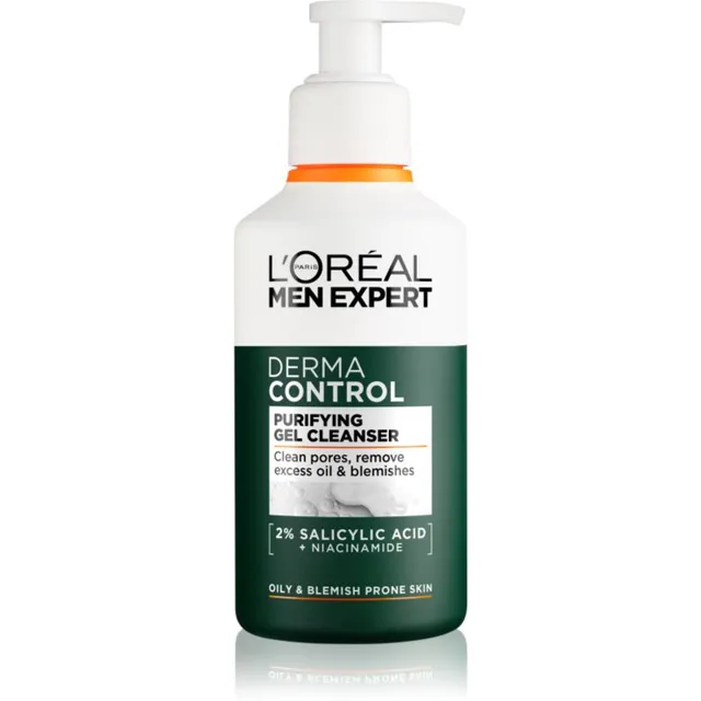 L’Oréal Paris Men Expert Derma Control Puhastav geel niatsiinamiidiga 260 ml
