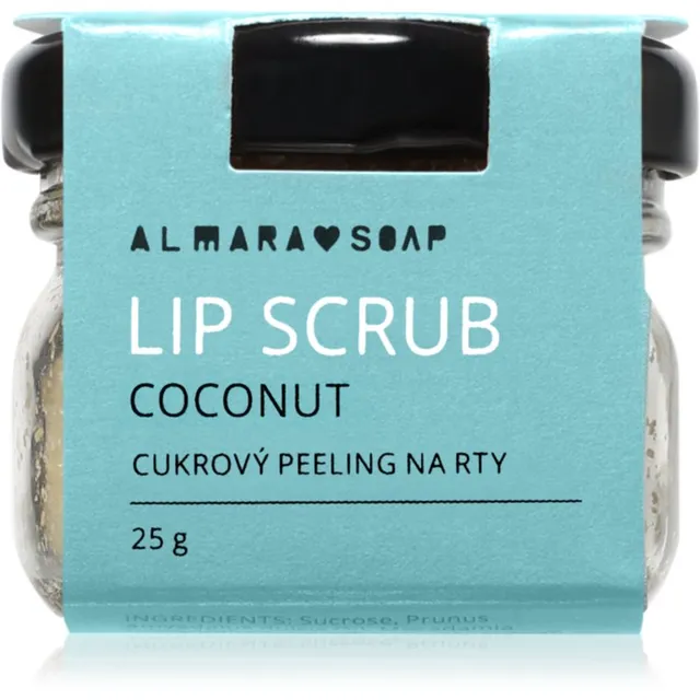Almara Soap Lip Scrub Suhkrukoorimine huultele Coconut 25 g