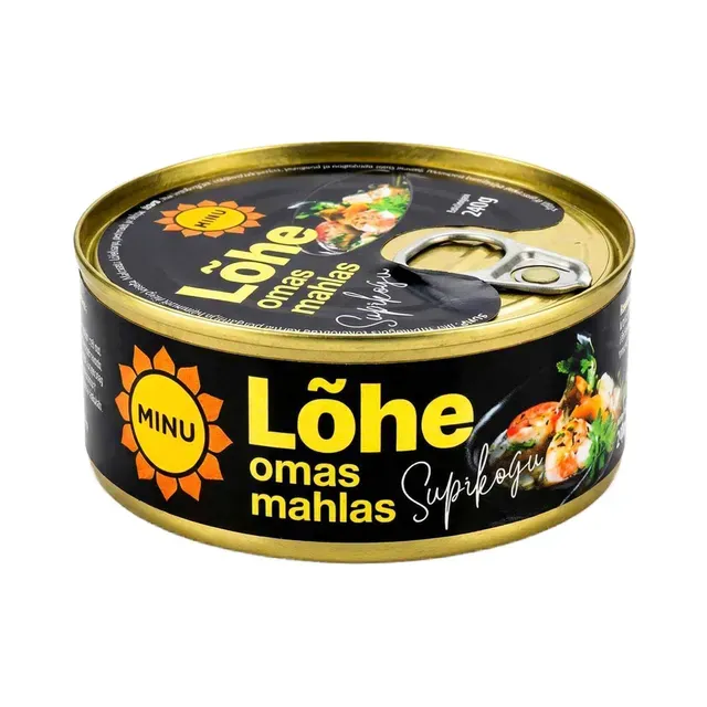 Lõhe omas mahlas -  supikogu, MINU, 240 g