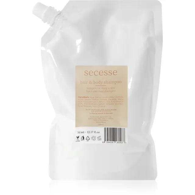 Alda cosmetics Secesse Šampoon juustele ja kehale 360 ml