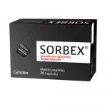 Sorbex granuleeritud süsi 396mg kapslid N20