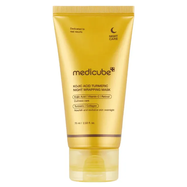 MEDICUBE Kojic Acid Turmeric Night Wrapping Mask 75ml
