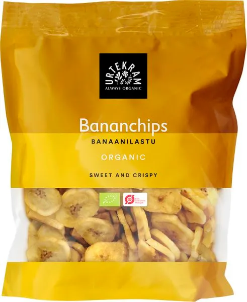Krõbedad banaaniviilud, ökoloogilised
