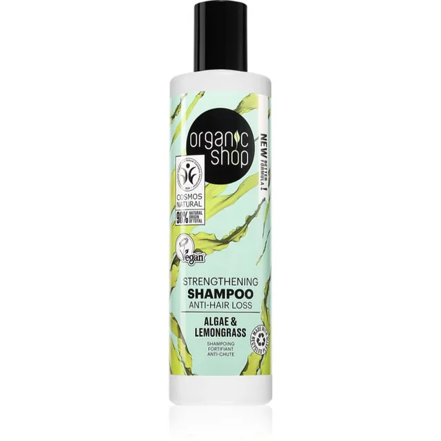 Organic Shop Organic Algae & Clay Mineraalšampoon habrastele juustele 280 ml