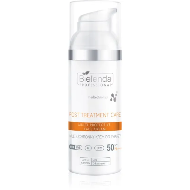 Bielenda Professional Post Treatment Care Multi-Protective Face Cream Kaitsev kreem SPF 50 50 ml
