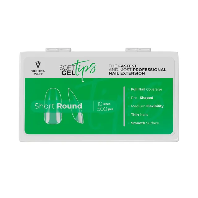 Victoria Vynn Soft Gel Tips Short Round