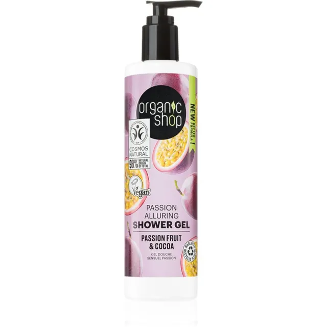 Organic Shop Passion Fruit & Cocoa Oivaline dušigeel 280 ml