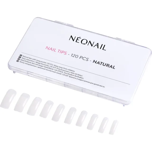 NEONAIL Nail Tips Kunstküüned tüüp Natural 120 tk