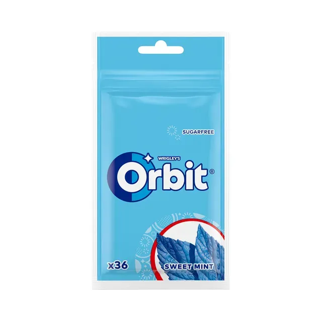 Närimiskumm Sweetmint, ORBIT, 50 g