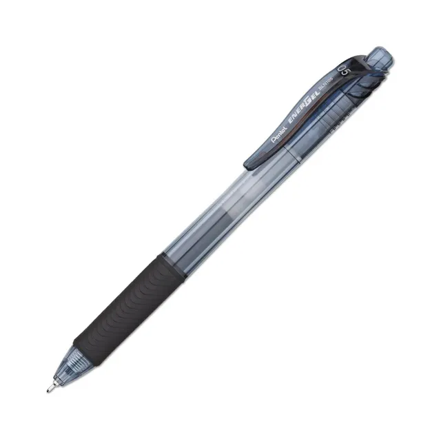 Geelpliiats lülitiga EnerGel X must, PENTEL, 1 tk