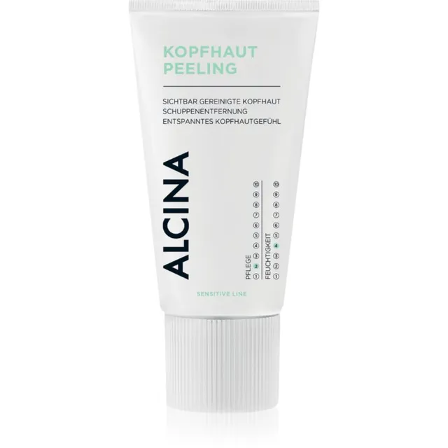 Alcina Sensitive Line Puhastav koorimine tundlikule peanahale 150 ml