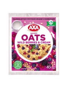 AXA kiirkaerahelbepuder koore ja metsamarjadega 40g