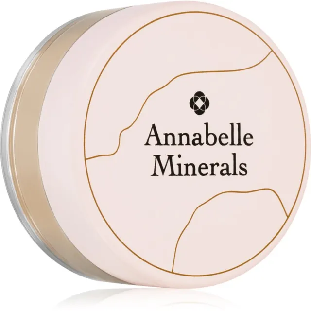 Annabelle Minerals Radiant Mineral Foundation Mineraalne puuder-jumestuskreem sära andva efektiga varjund Golden Fairest 4 g