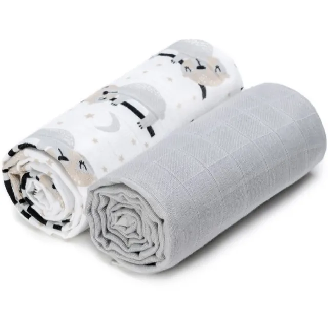 T-TOMI TETRA Cloth Towels EXCLUSIVE COLLECTION rätik Sloths 90x100 cm 2 tk