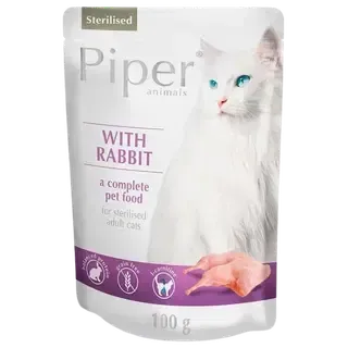 Piper märgtoit küülikulihaga steriliseeritud kassidele 100g