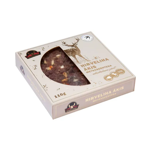 Hirveliha äkis metsaseentega (vajab külma), LINNAMÄE LIHATÖÖSTUS, 110 g