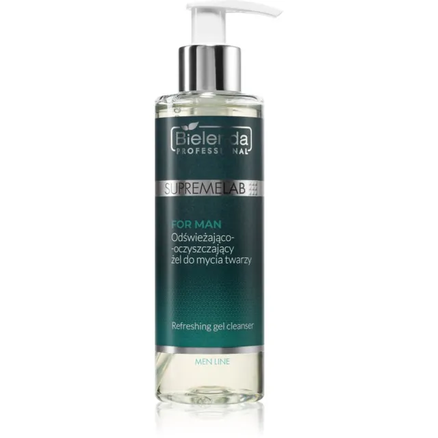 Bielenda Professional Supremelab Men Line Värskendav puhastusgeel meestele 200 ml