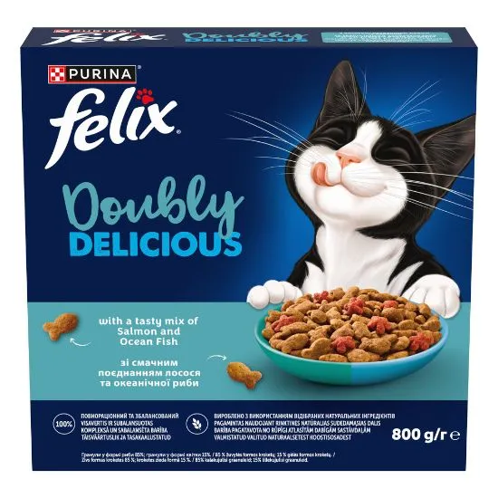 Felix täissööt lõhe, kala ja punapeet 800g