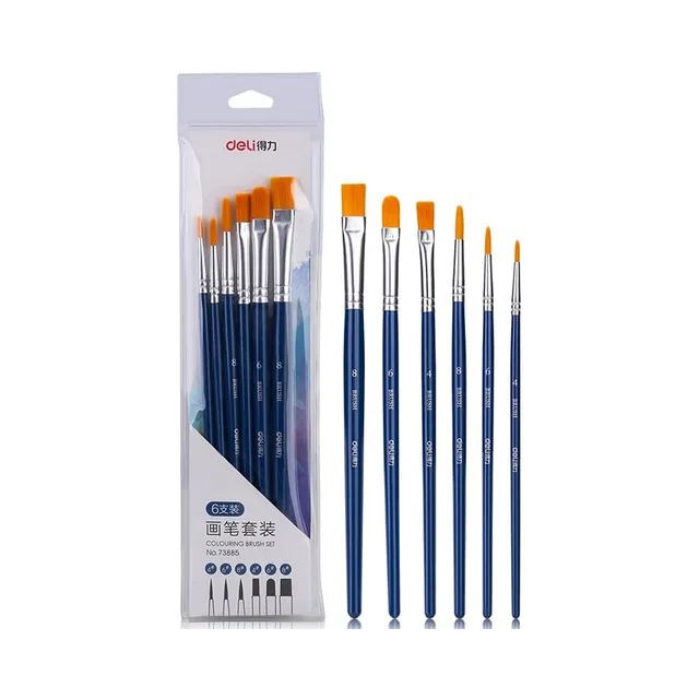 Pintslite komplekt, DELI, 6 tk