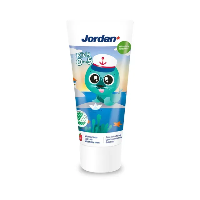 Hambapasta lastele Kids piimahammastele 0-5a, JORDAN,  50 ml