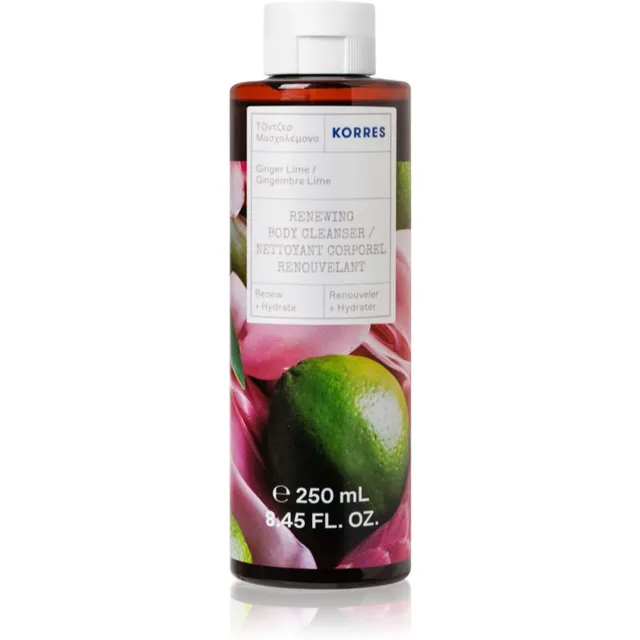 Korres Ginger Lime Niisutav dušigeel 250 ml