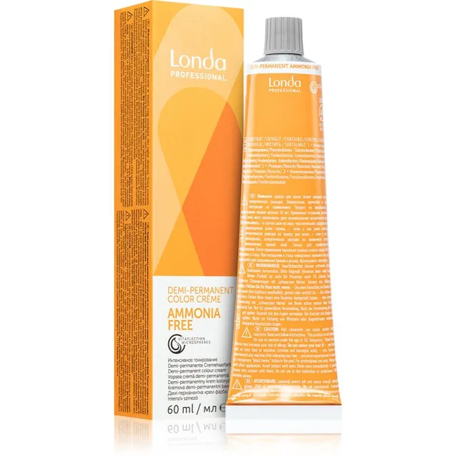 Londa Professional Demi-Permanent Color Demi-Permanent Color Creme poolpüsivärv (demi-permanent) ammoniaagivaba varjund 4/07 60 ml