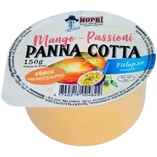 Nopri Panna Cotta mango-passioni, 150 g