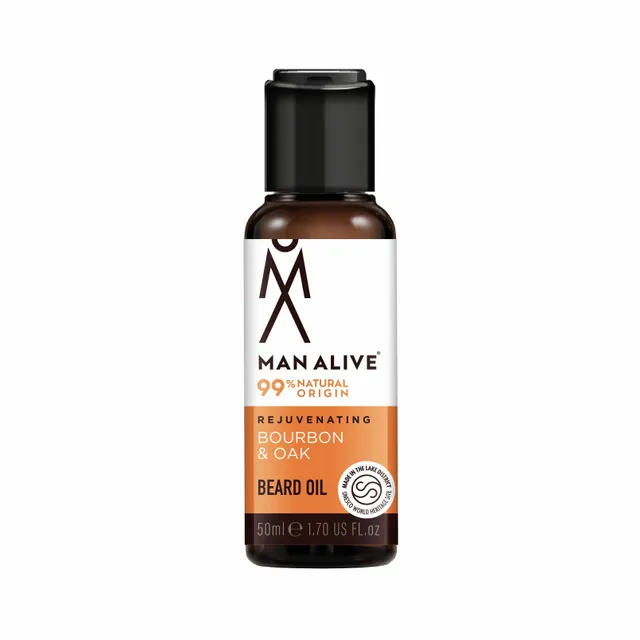 Man Alive Beard Oil Bourbon & Oak