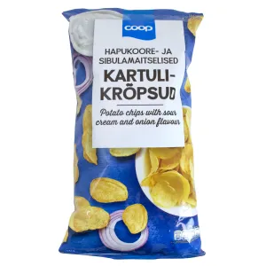 Coop Kartulikrõps 200g sibula ja h.koore
