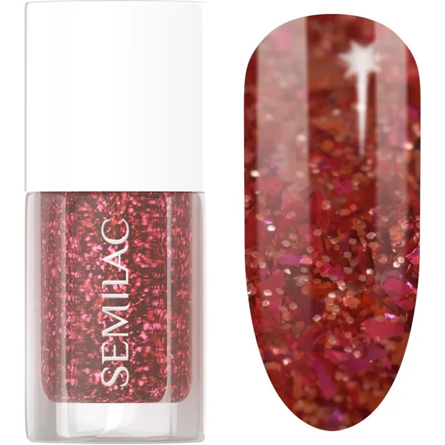 Semilac Glitter Nails Särav küünelakk varjund 041 Cosmic Dust 7 ml