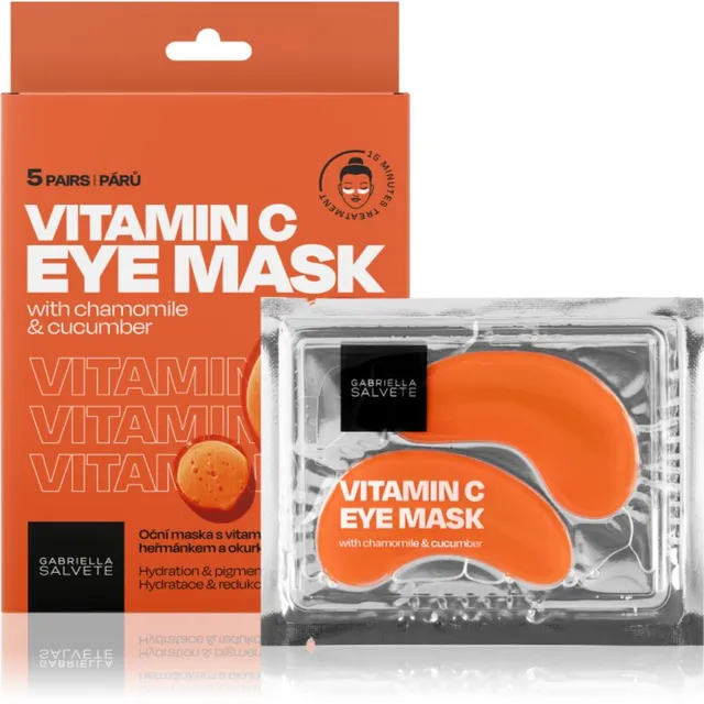 Gabriella Salvete Eye Mask Vitamin C Silmamask sära andmiseks ja niisutamiseks 5 tk
