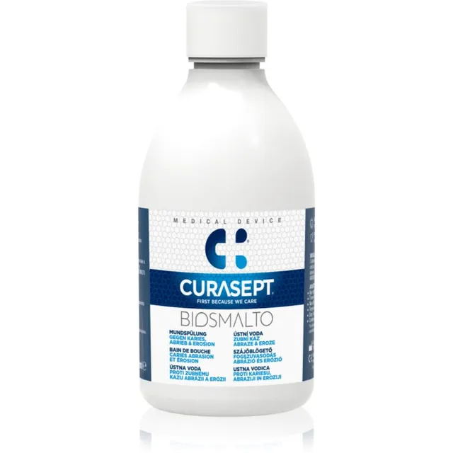 Curasept Biosmalto Caries Abrasion & Erosion Hambaemaili tugevdav ja uuendav suuvesi 300 ml