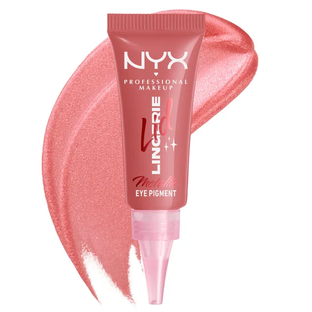 NYX Lid Lingerie Metallic Cream Eye Pigment No.04 Risky Rose 6ml