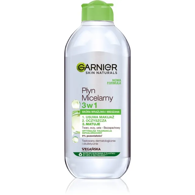 Garnier Skin Naturals Mitsellaarvesi kombineeritud ja tundlikule nahale 400 ml